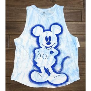 Juniors XXL 19 New Disney Mickey Mouse tie dye tank top SUMMER VACATION CRUISE